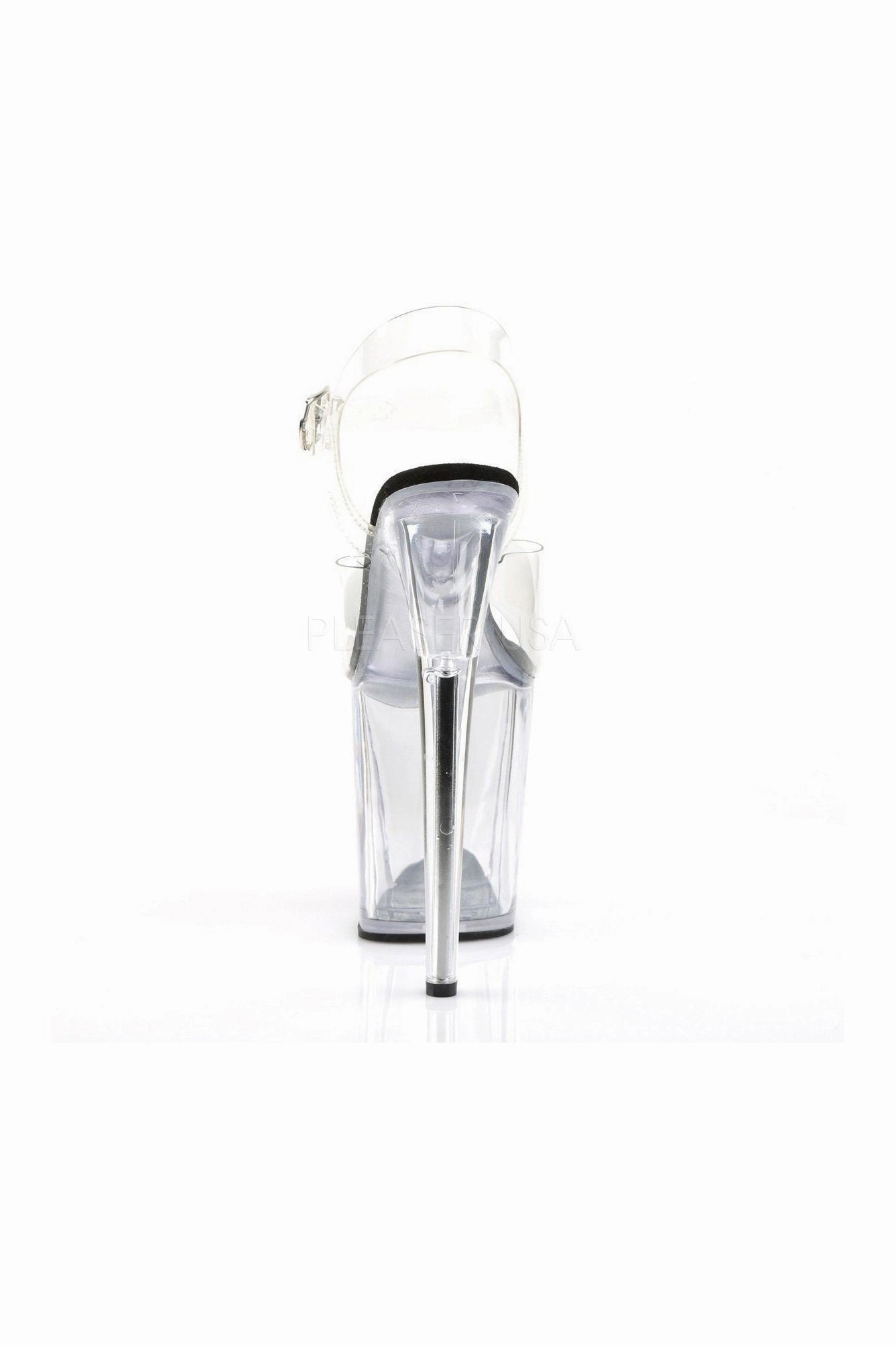 FLAMINGO-808 Platform Sandal  | Black Vinyl