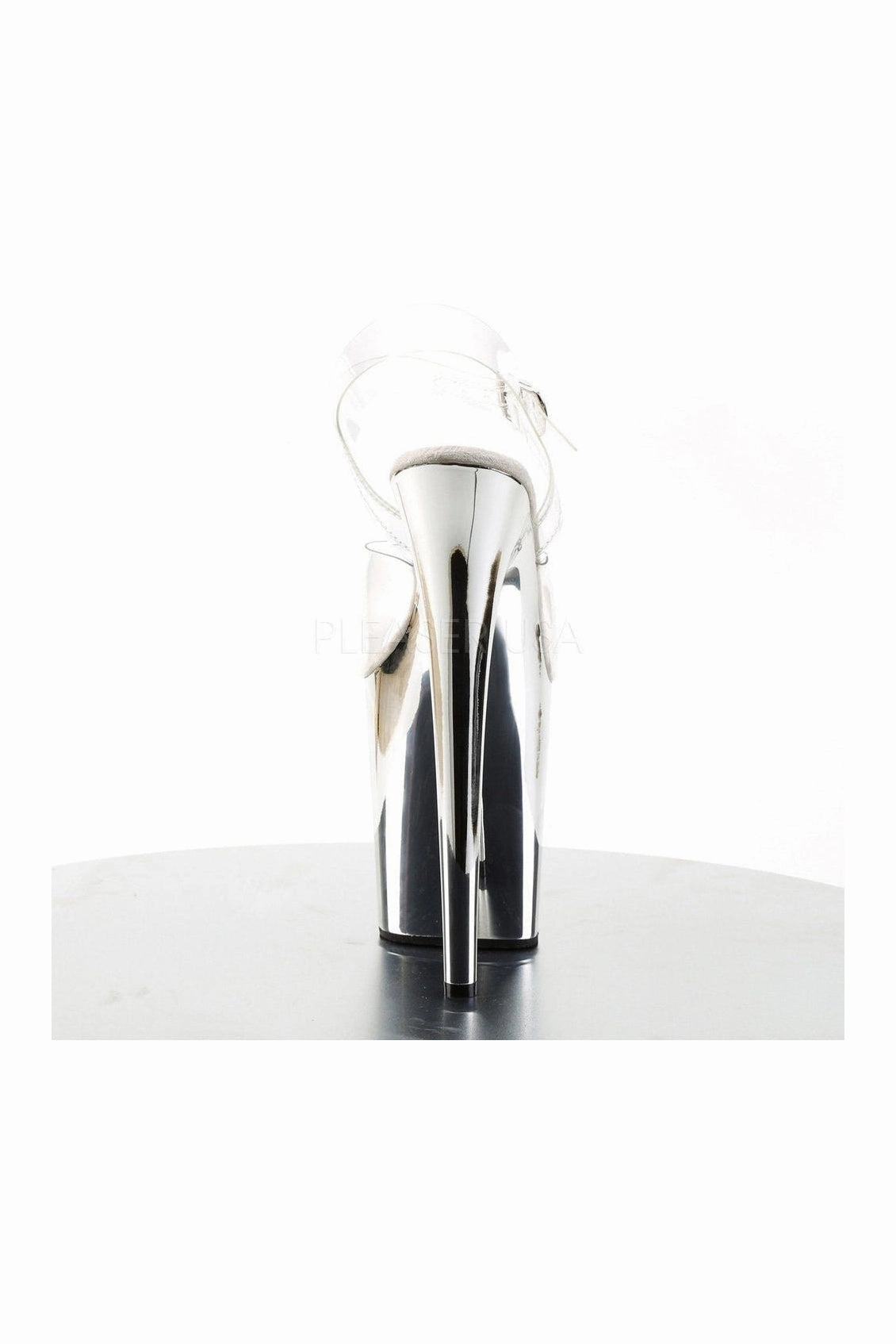 FLAMINGO-808 Platform Sandal  | Clear Vinyl