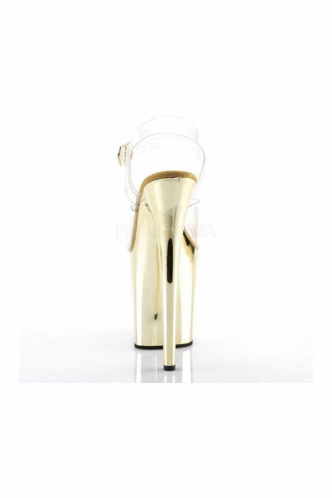 FLAMINGO-808 Platform Sandal  | Clear Vinyl