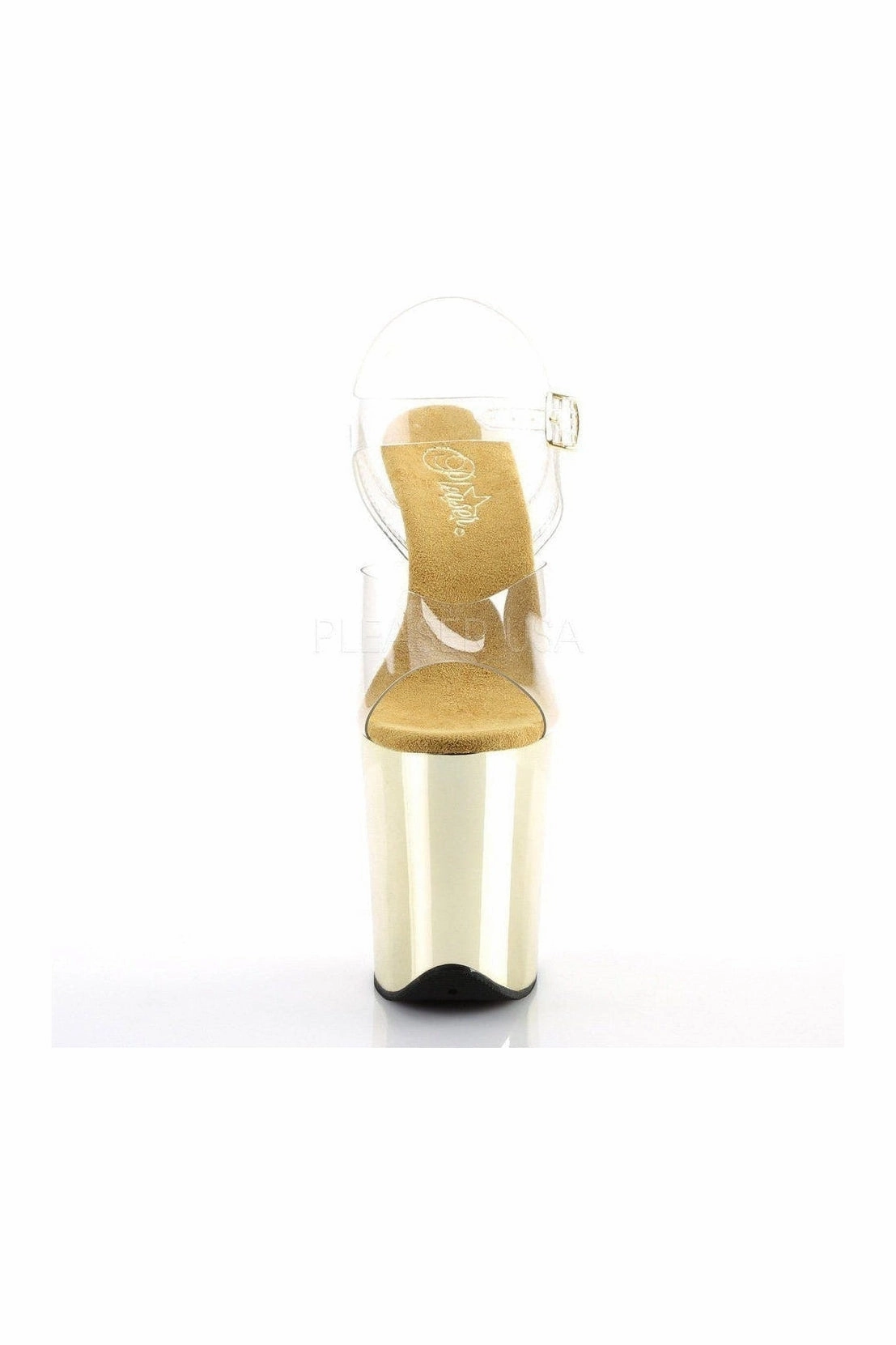 FLAMINGO-808 Platform Sandal  | Clear Vinyl