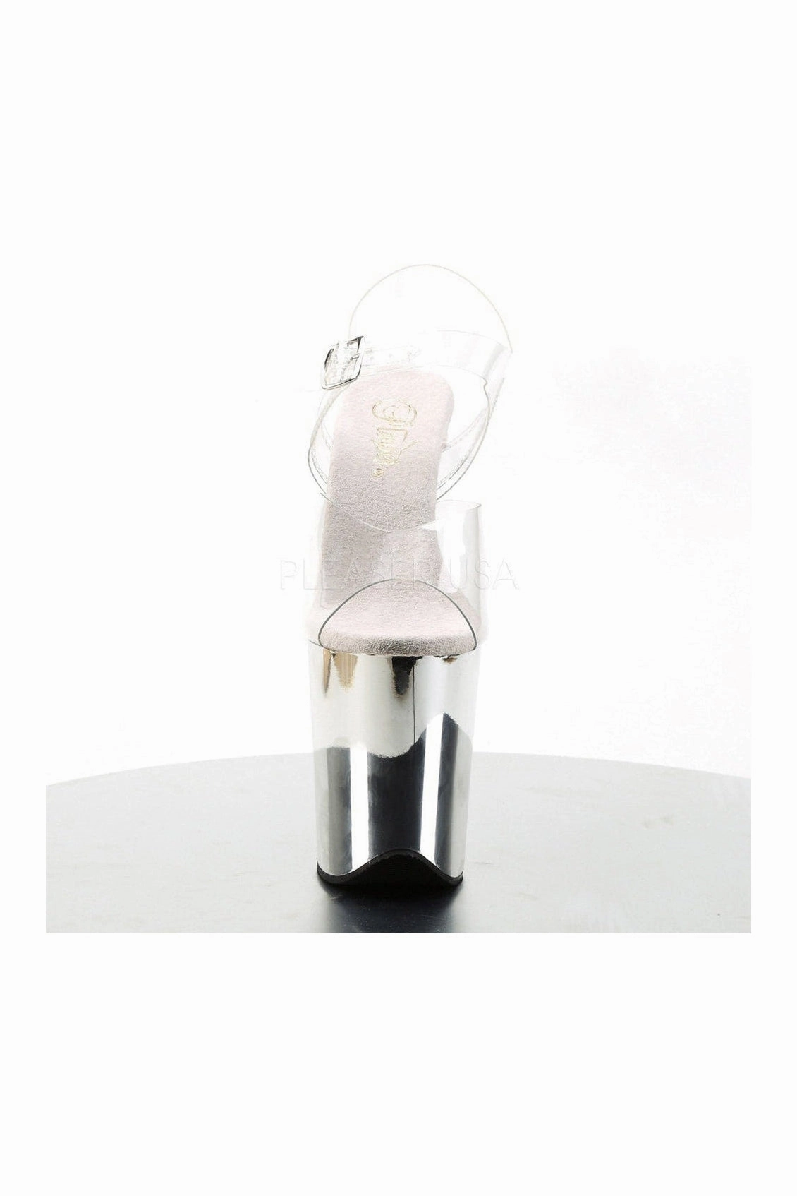 FLAMINGO-808 Platform Sandal  | Clear Vinyl