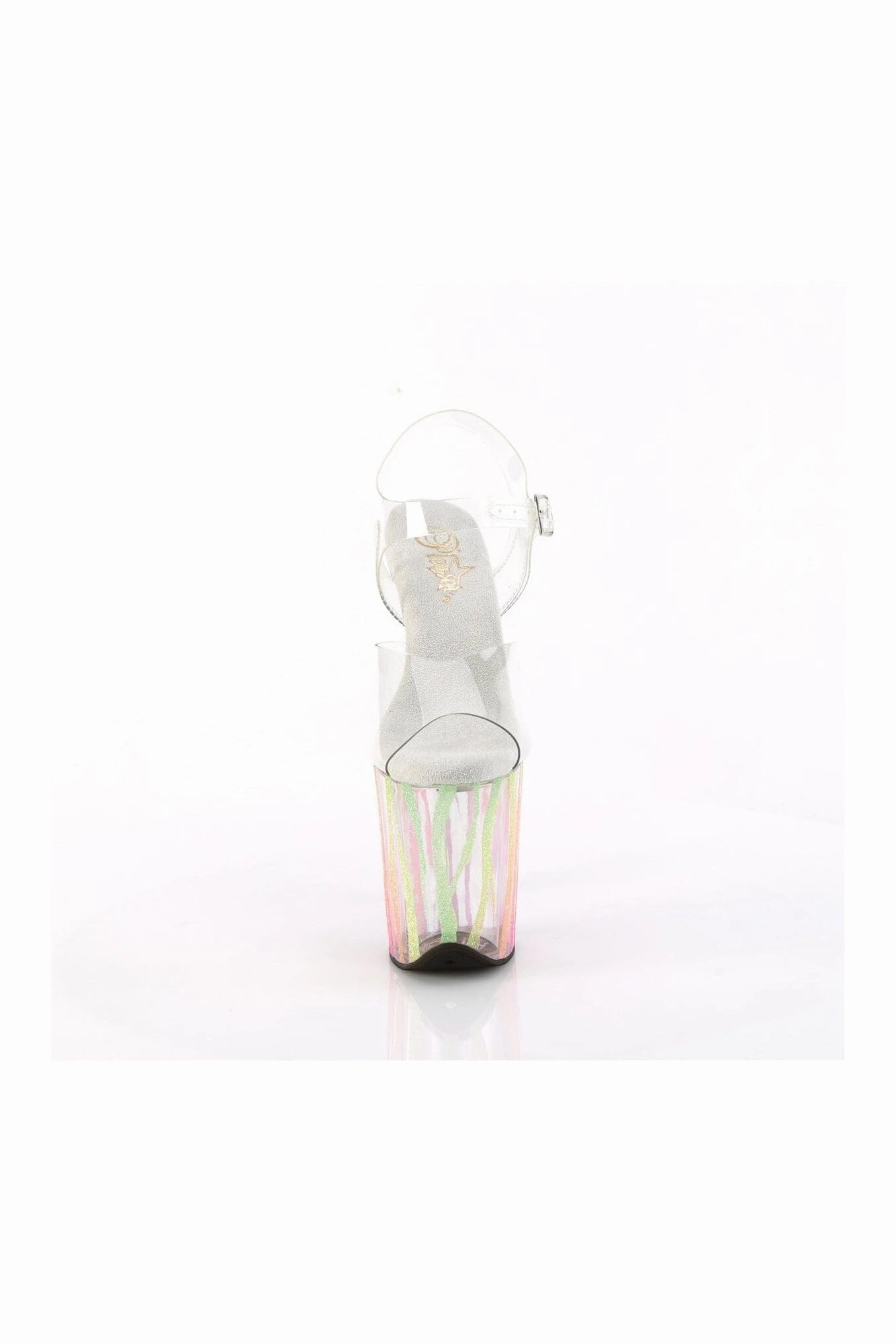 FLAMINGO-808RG-03 Clear Vinyl Sandal