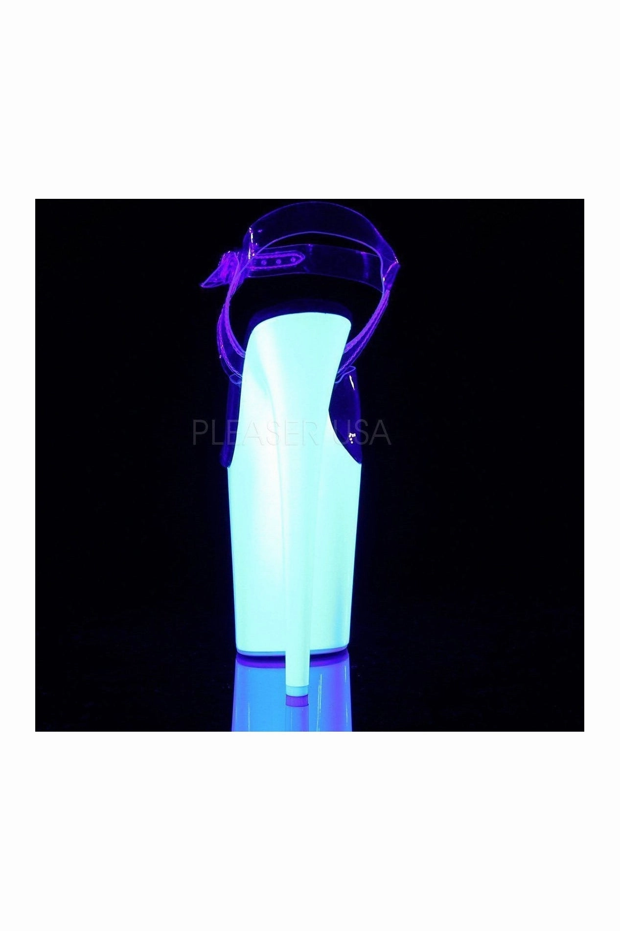 FLAMINGO-808UV Platform Sandal  | Clear Vinyl
