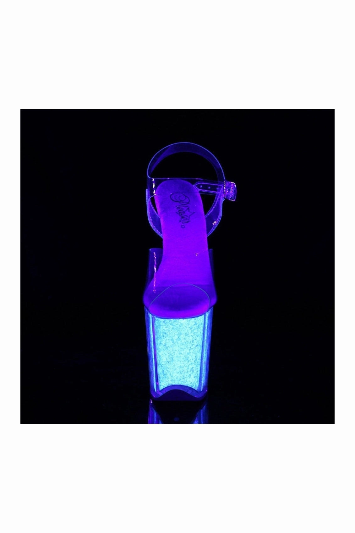 FLAMINGO-808UVG Exotic Sandal | Clear Vinyl