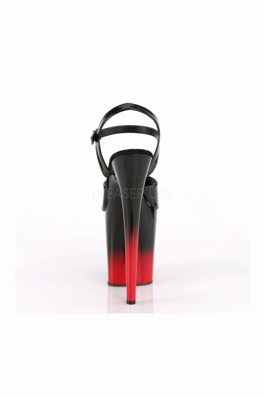 FLAMINGO-809BR-H Platform Sandal | Black Patent