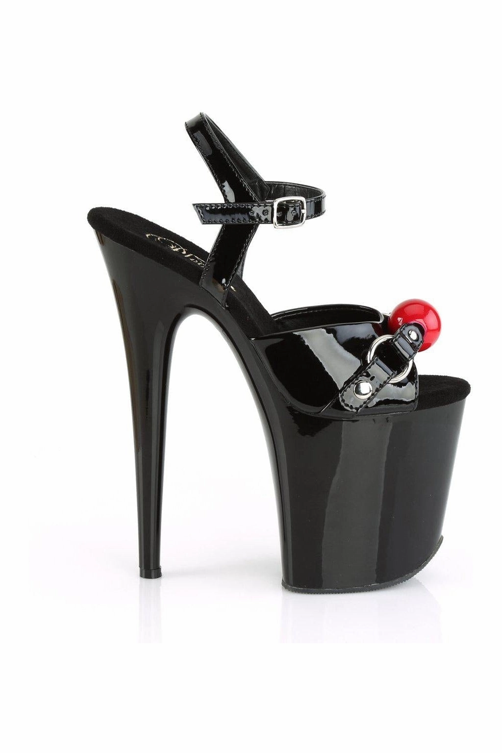 FLAMINGO-809GB Sandal | Black Patent