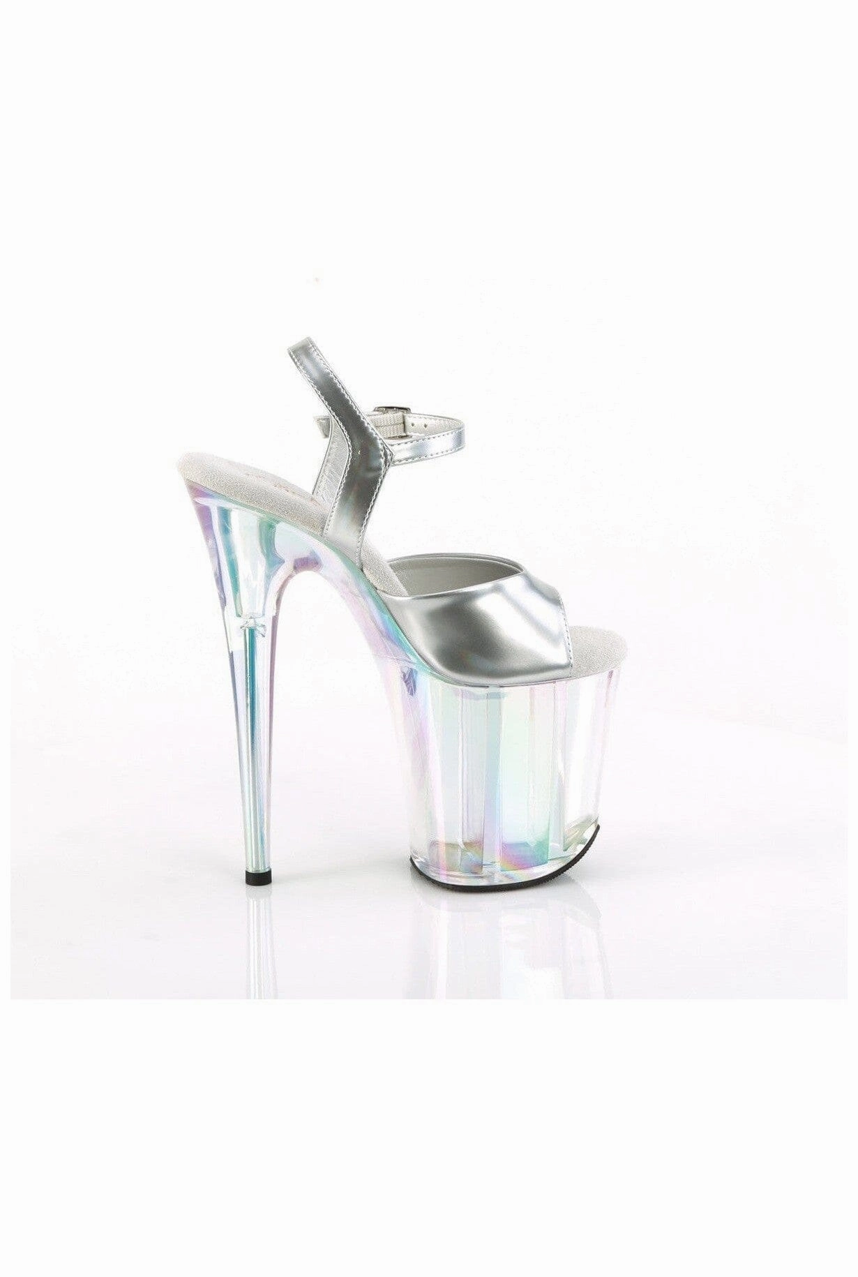 FLAMINGO-809HT Silver Patent Sandal