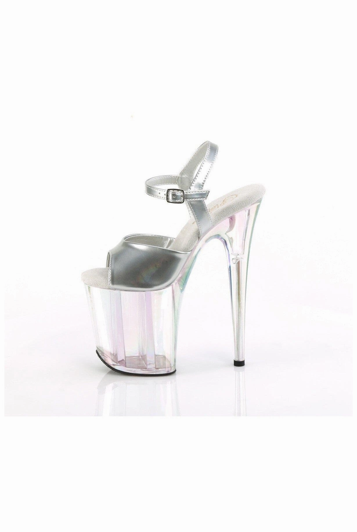 FLAMINGO-809HT Silver Patent Sandal