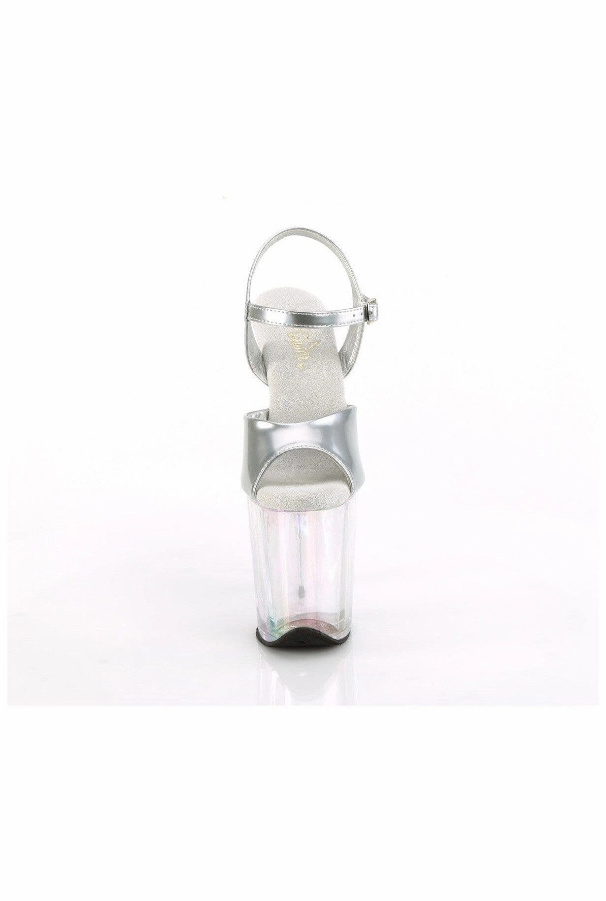 FLAMINGO-809HT Silver Patent Sandal