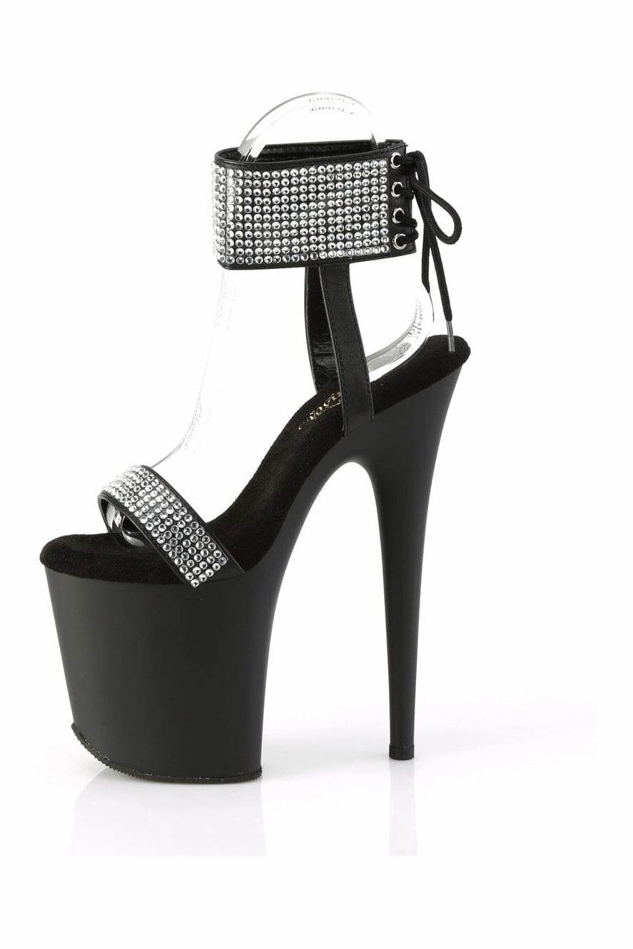 FLAMINGO-870 Black Faux Leather Sandal