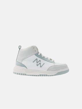 French Touch Unisex Vegan Corn Leather Sneakers | Ice Blue