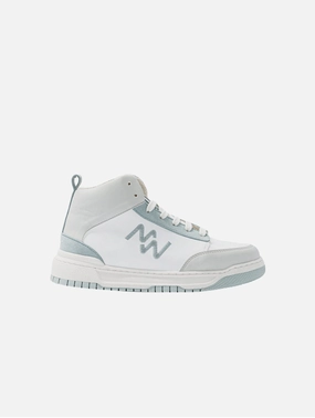 French Touch Unisex Vegan Corn Leather Sneakers | Ice Blue