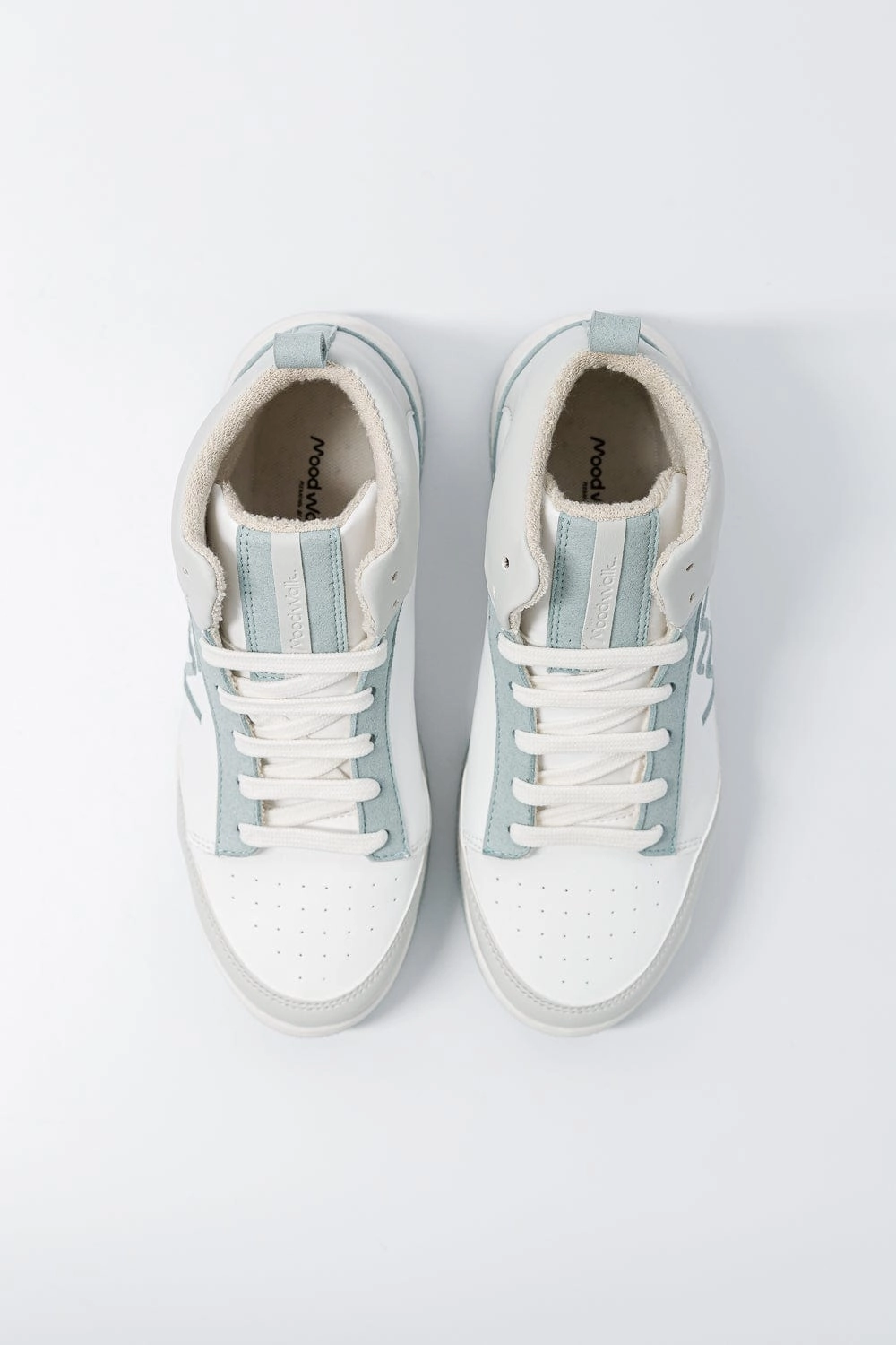 French Touch Unisex Vegan Corn Leather Sneakers | Ice Blue