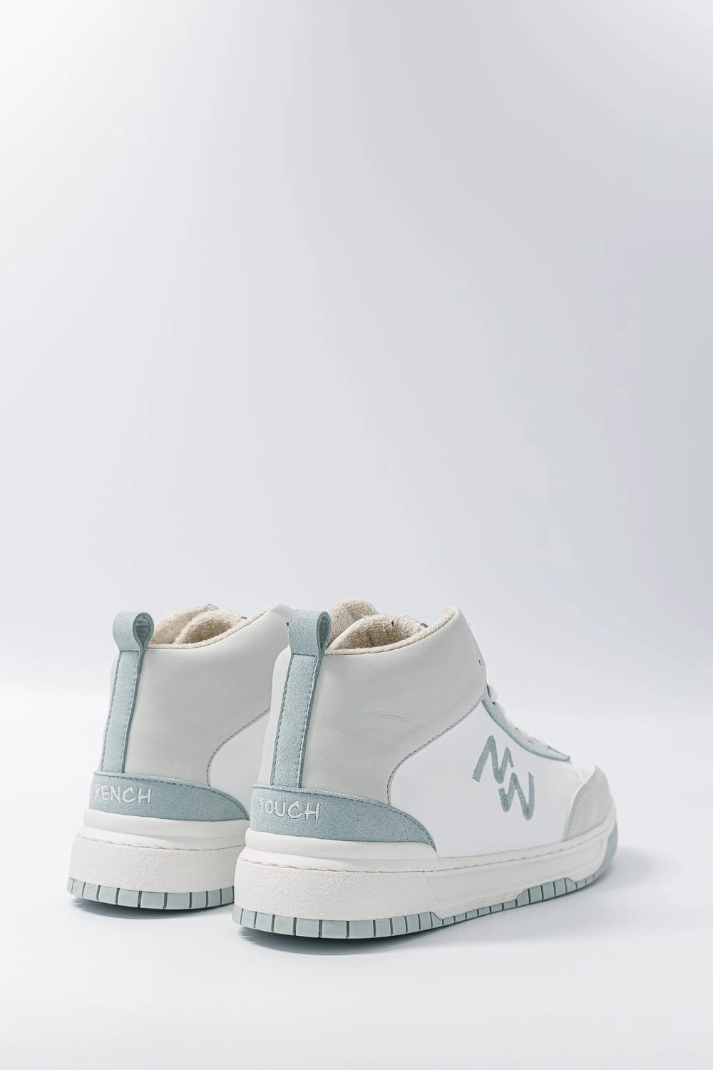 French Touch Unisex Vegan Corn Leather Sneakers | Ice Blue