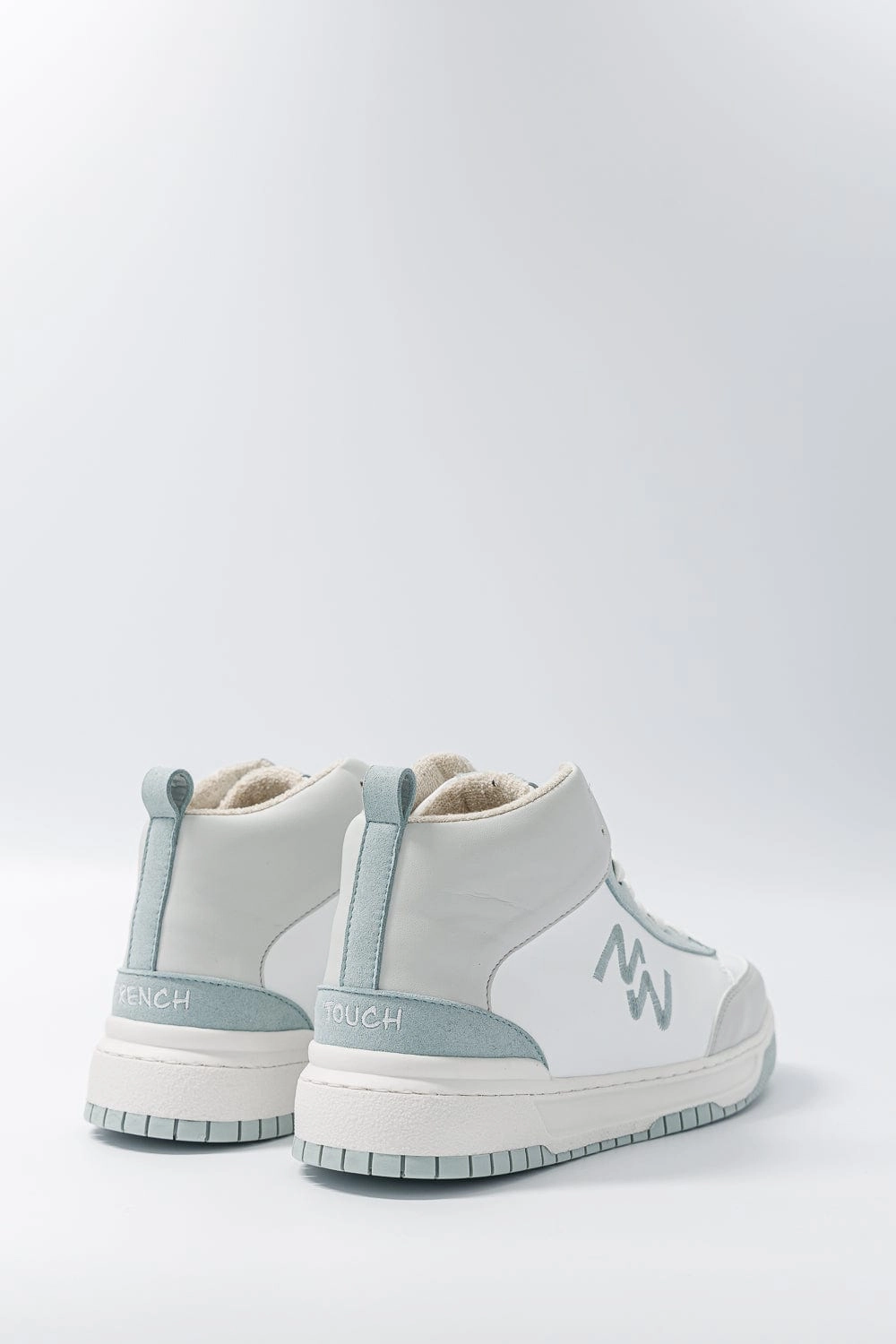 French Touch Unisex Vegan Corn Leather Sneakers | Ice Blue