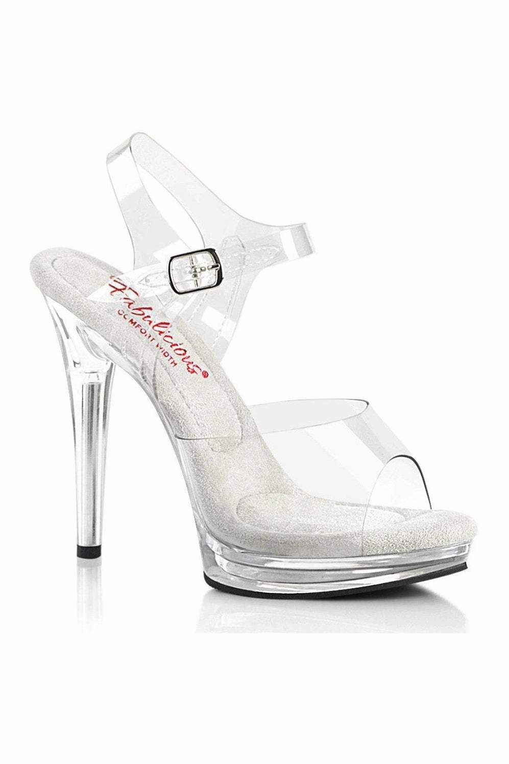 GLORY-508 Sandal | Clear Vinyl