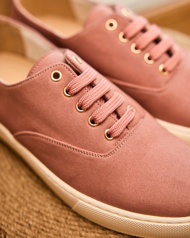Heart Recycled Vegan Lightweight Sneakers | Blush