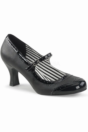 JENNA-06 Pump  | Black Patent