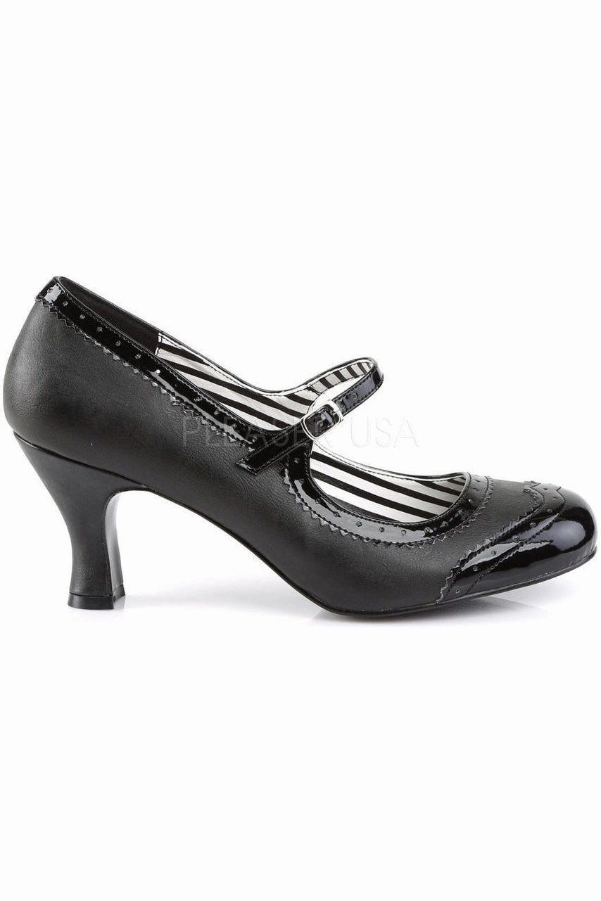 JENNA-06 Pump  | Black Patent