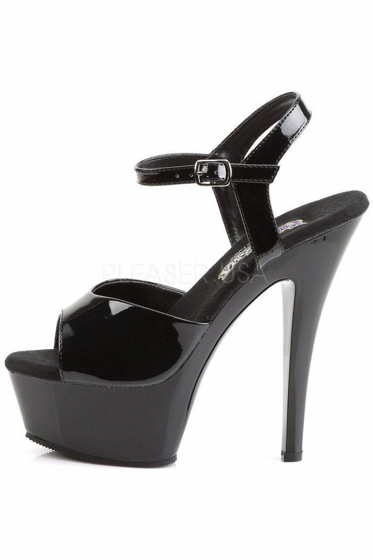 JULIET-209 Platform Sandal | Black Patent