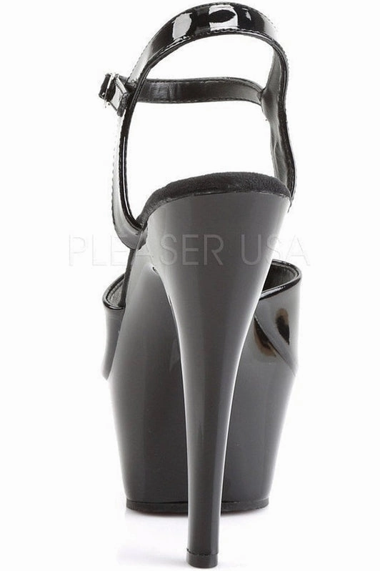 JULIET-209 Platform Sandal | Black Patent
