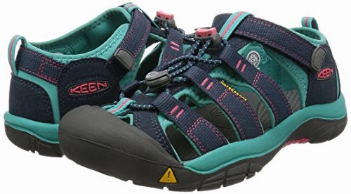 Keen Unisex-Kinder Newport H2 Trekking-& Wandersandalen,Blau (Midnight Navy/Baltic),38 EU
