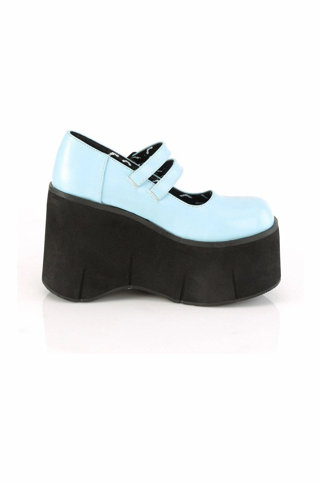 KERA-08 Mary Jane | Blue Faux Leather