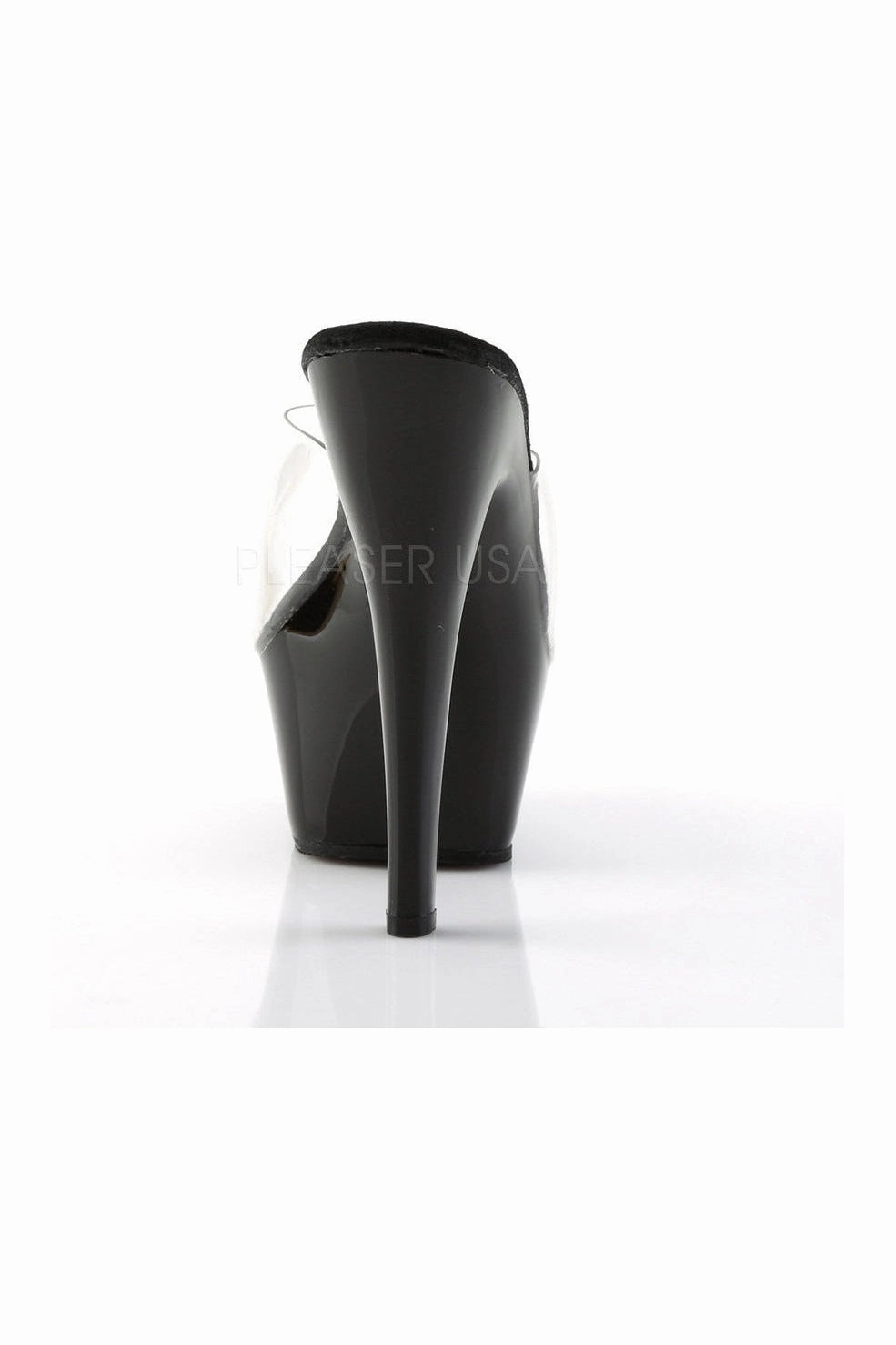 KISS-201 Platform Sandal | Black Vinyl