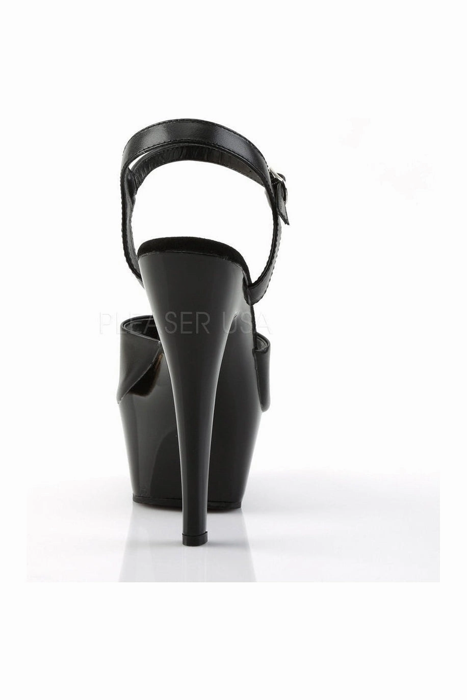 KISS-209 Platform Sandal | Black Genuine Leather