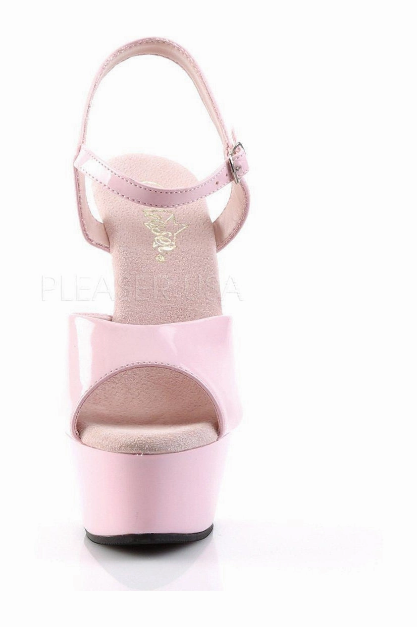 KISS-209 Platform Sandal | Pink Patent