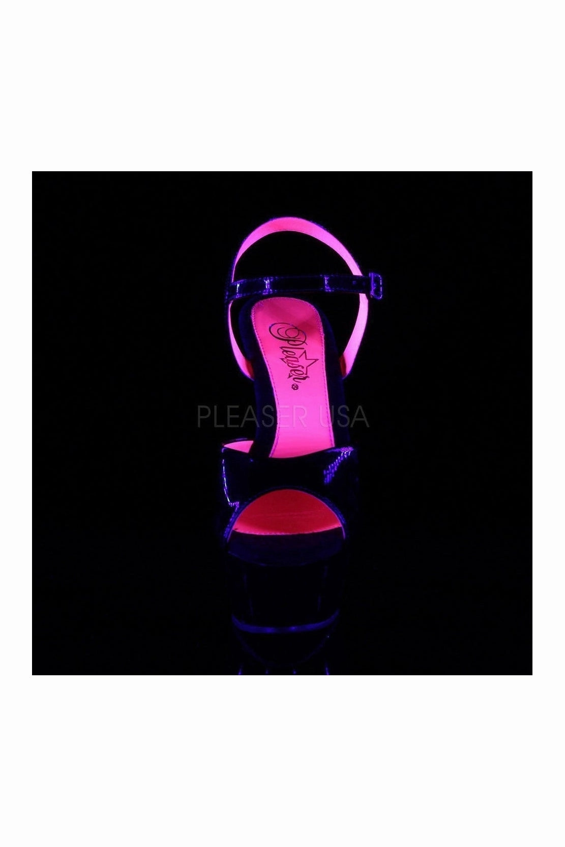KISS-209TT Platform Sandal | Black Patent