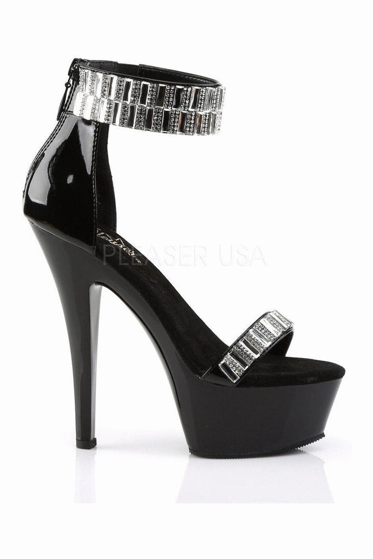 KISS-269RS Platform Sandal  | Black Patent
