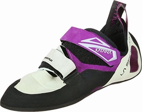 LA SPORTIVA W Katana Lila-Wei - Sensibler prziser Leder Damen Kletterschuh, Gre EU 39 - Farbe White - Purple