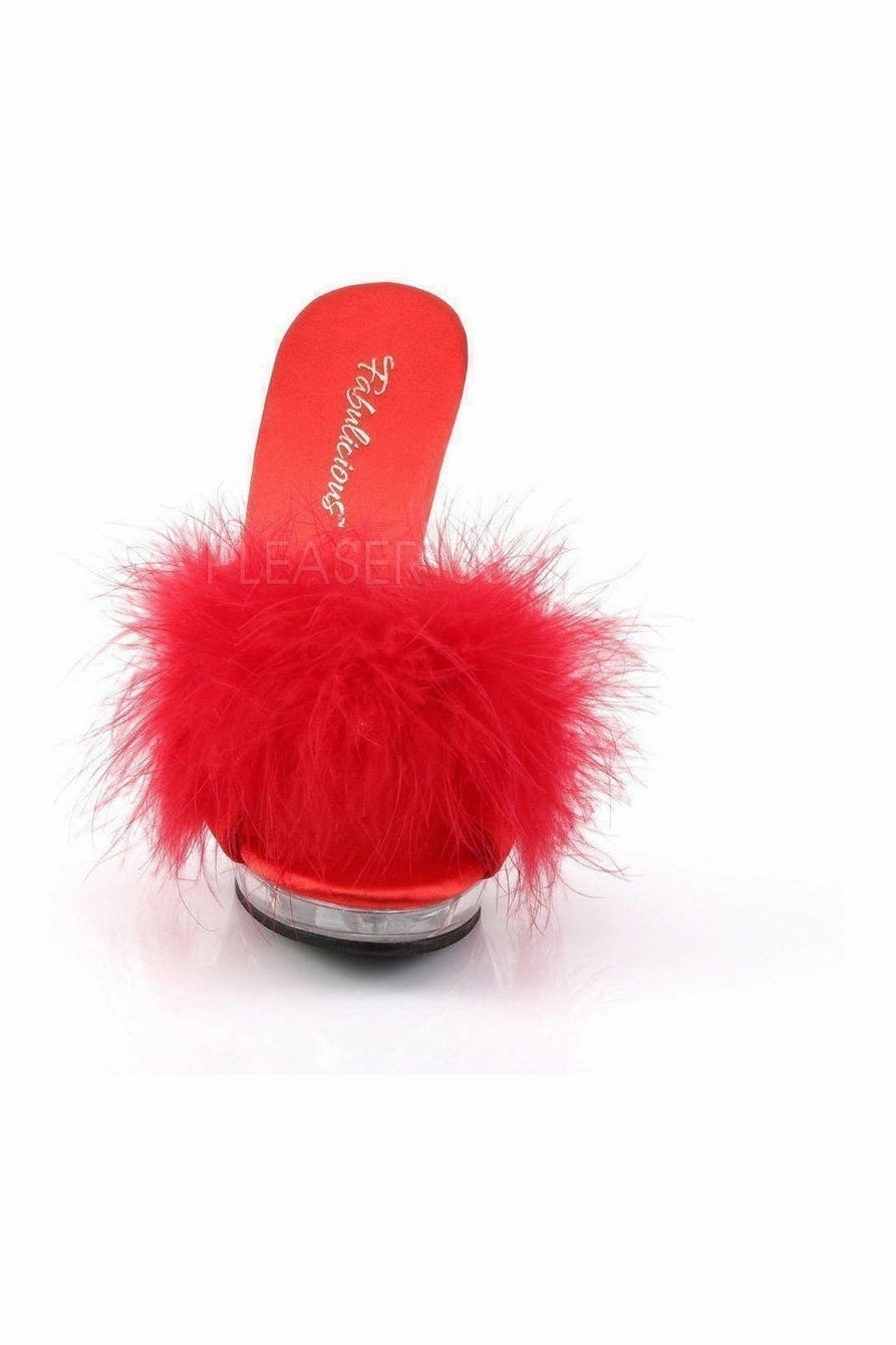 LIP-101-8 Mule | Clear Genuine Satin