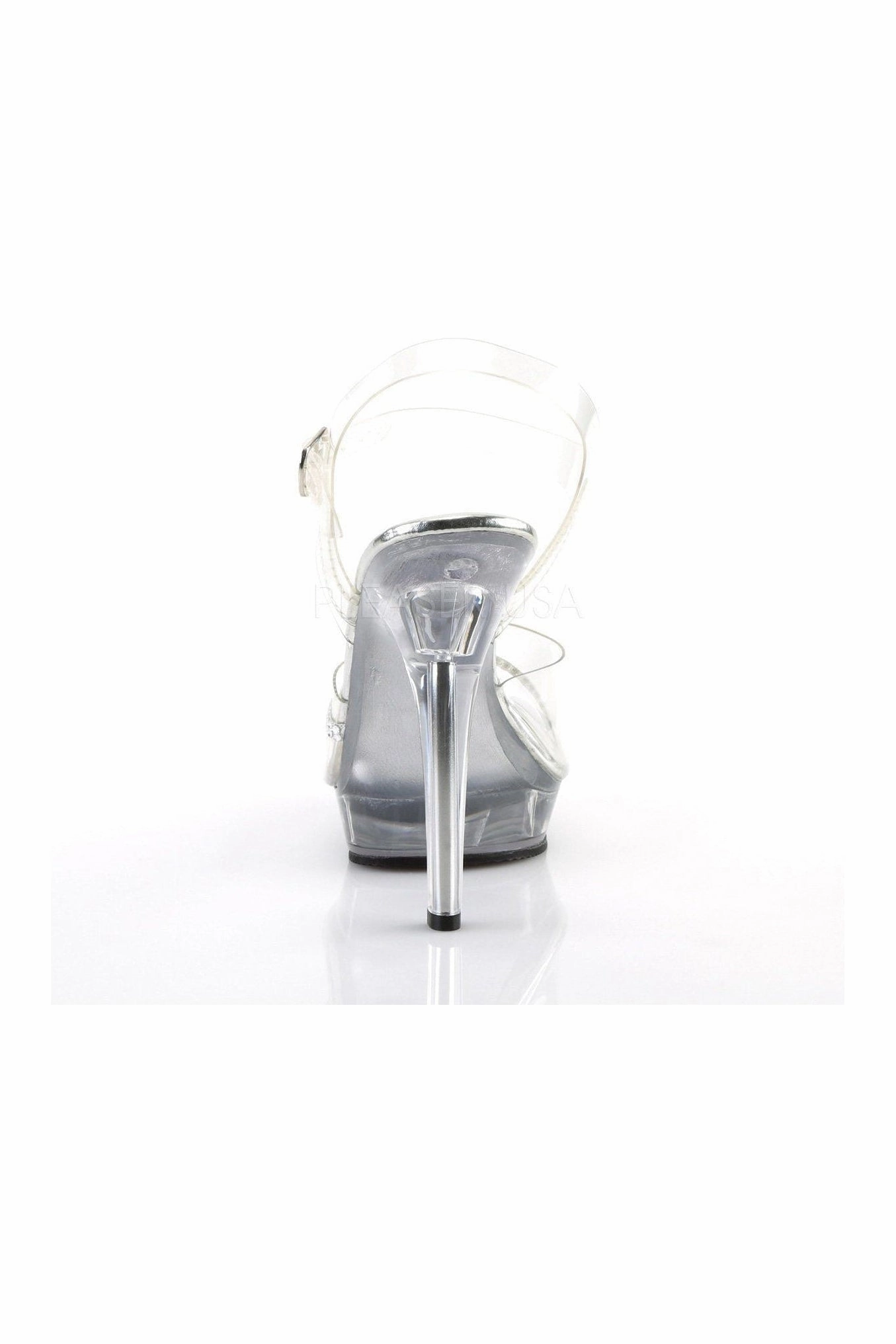 LIP-108R Sandal | Clear Vinyl