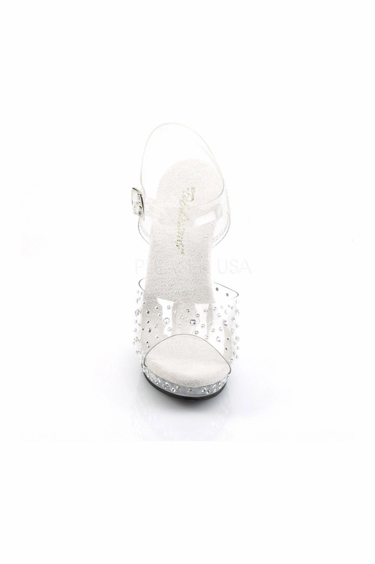 LIP-108RS Sandal | Clear Vinyl