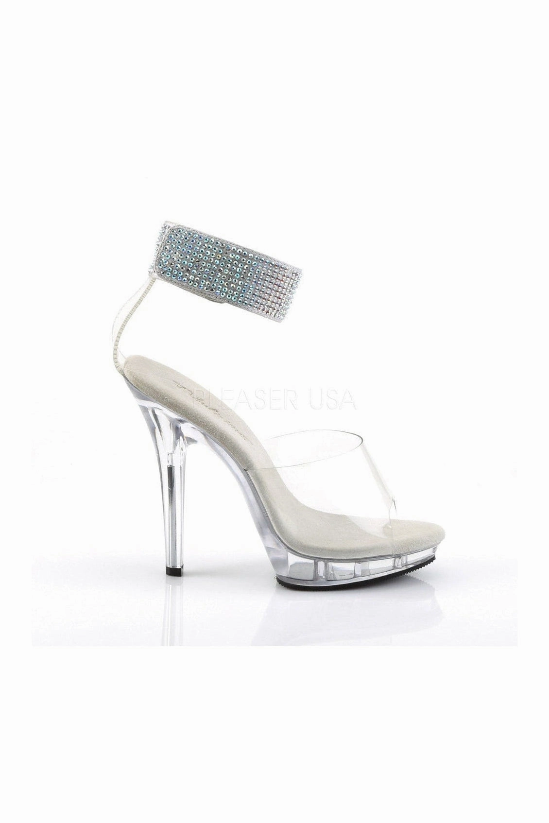 LIP-142 Sandal | Clear Vinyl