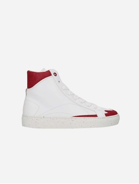 London Unisex Piatex & Apple Leather Vegan Sneakers | Red