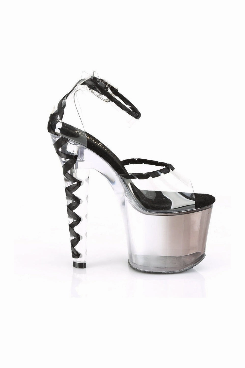 LOVESICK-712T Exotic Sandal | Clear Vinyl