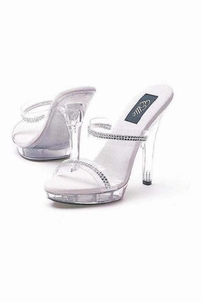 M-LORETTA Platform Sandal  | Clear Vinyl