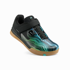 Mallet BOA Clip-In Shoes - Black/Blue Swirl