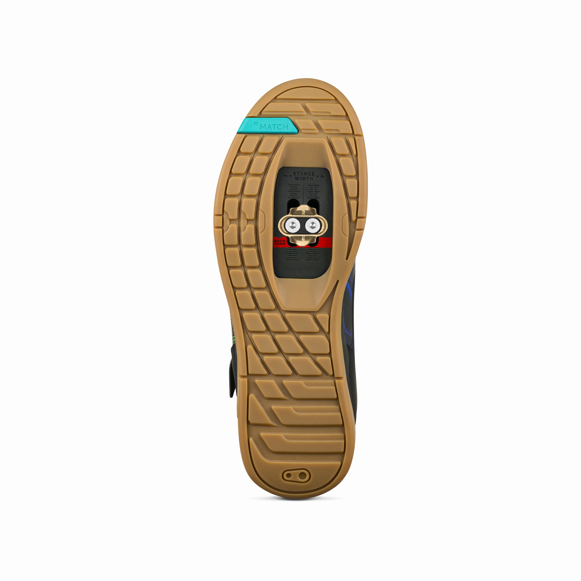 Mallet BOA Clip-In Shoes - Black/Blue Swirl