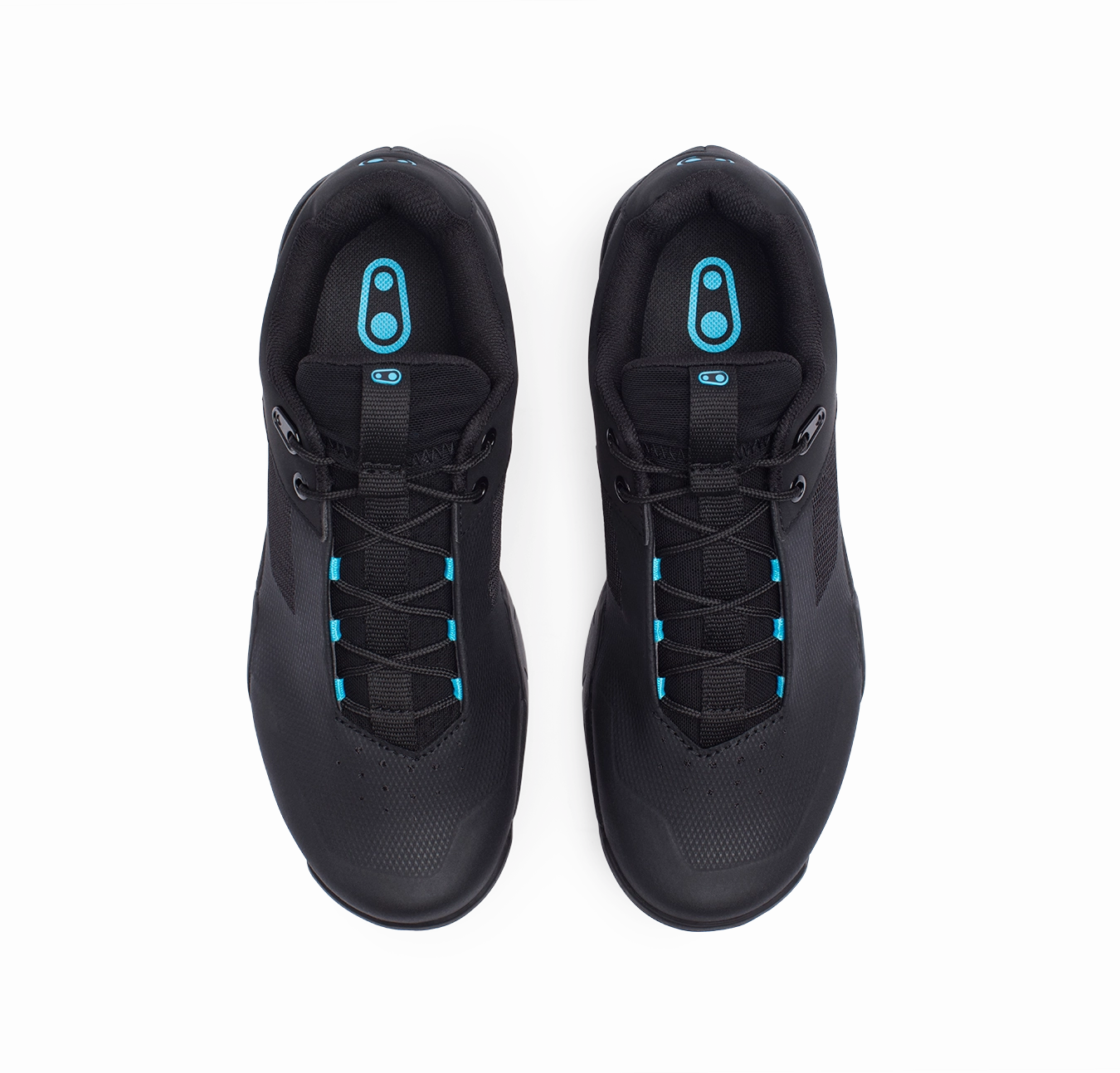 Mallet Enduro Lace Clip-In Shoes - Black/Blue