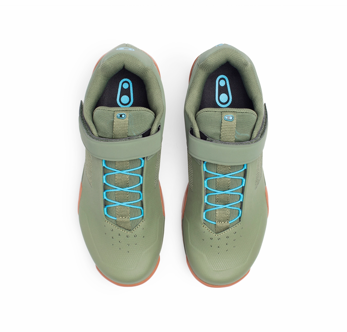 Mallet Enduro Speed Lace Clip-In Shoes - Green/Gum