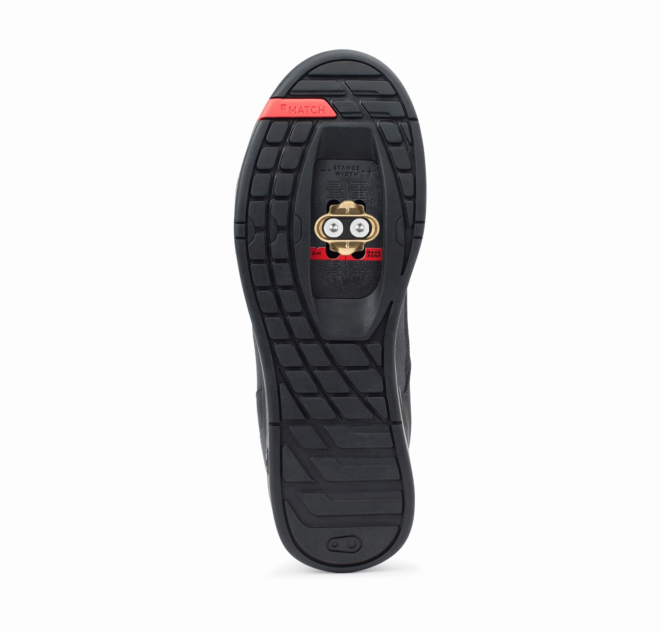 Mallet Lace Clip-In Shoes - Black/Red