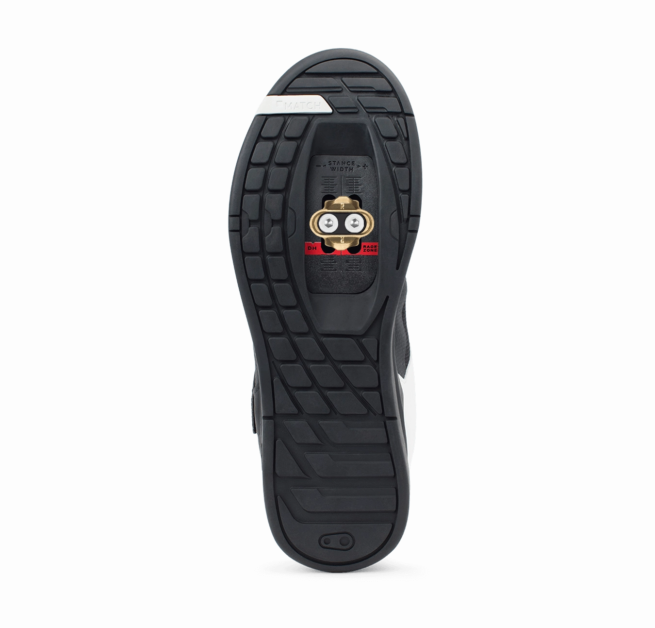 Mallet Speed Lace Clip-In Shoes - Black/White