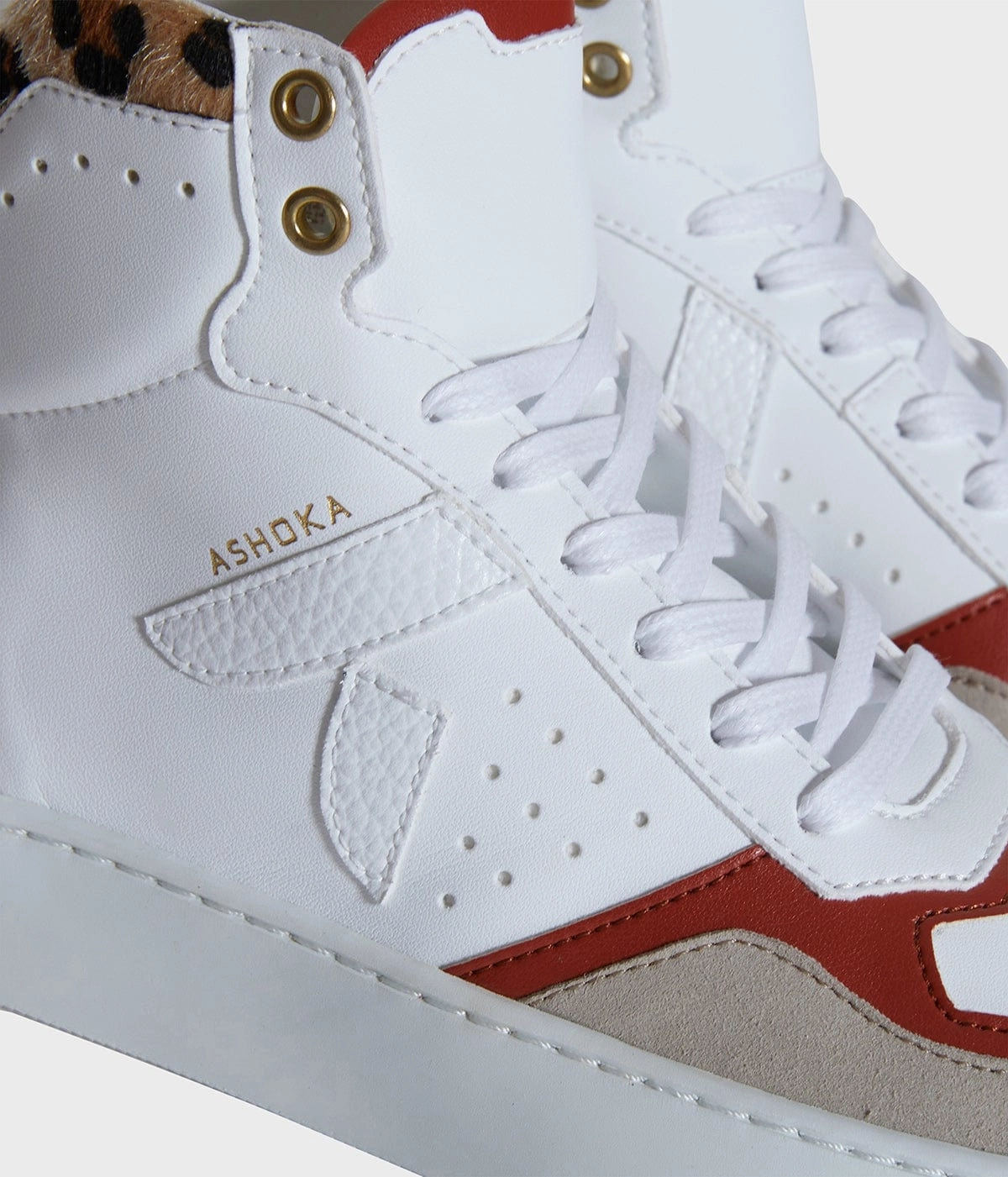 Mateo Women's Biosourced & Recycled High-Top Sneakers | Leopard