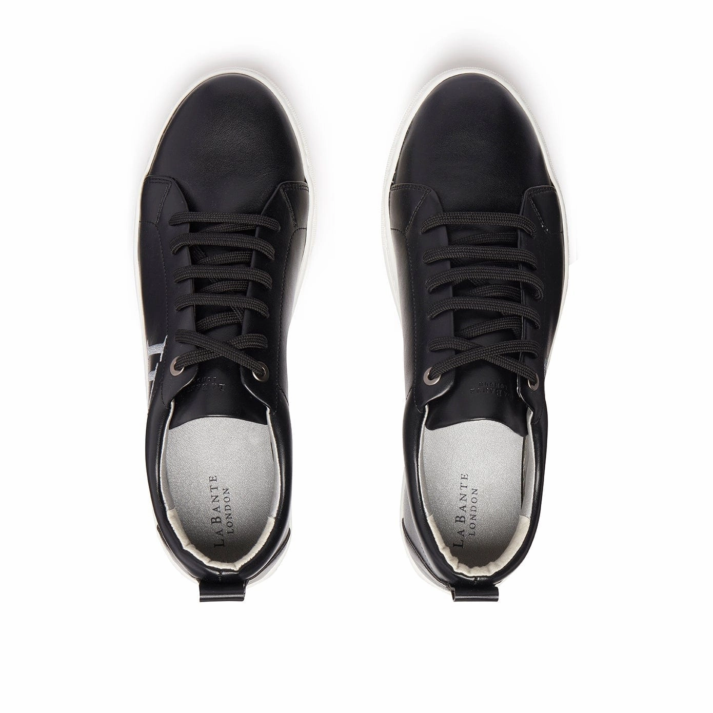 Men's Apple Leather Vegan Sneakers | Black