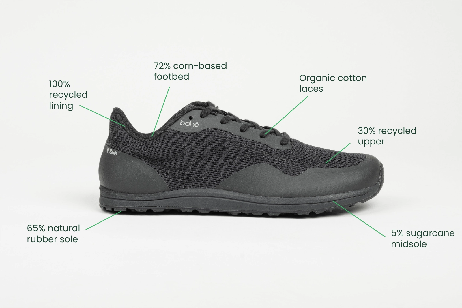 Men's Revive Grounding Barefoot Vegan Sneakers | Eclipse
