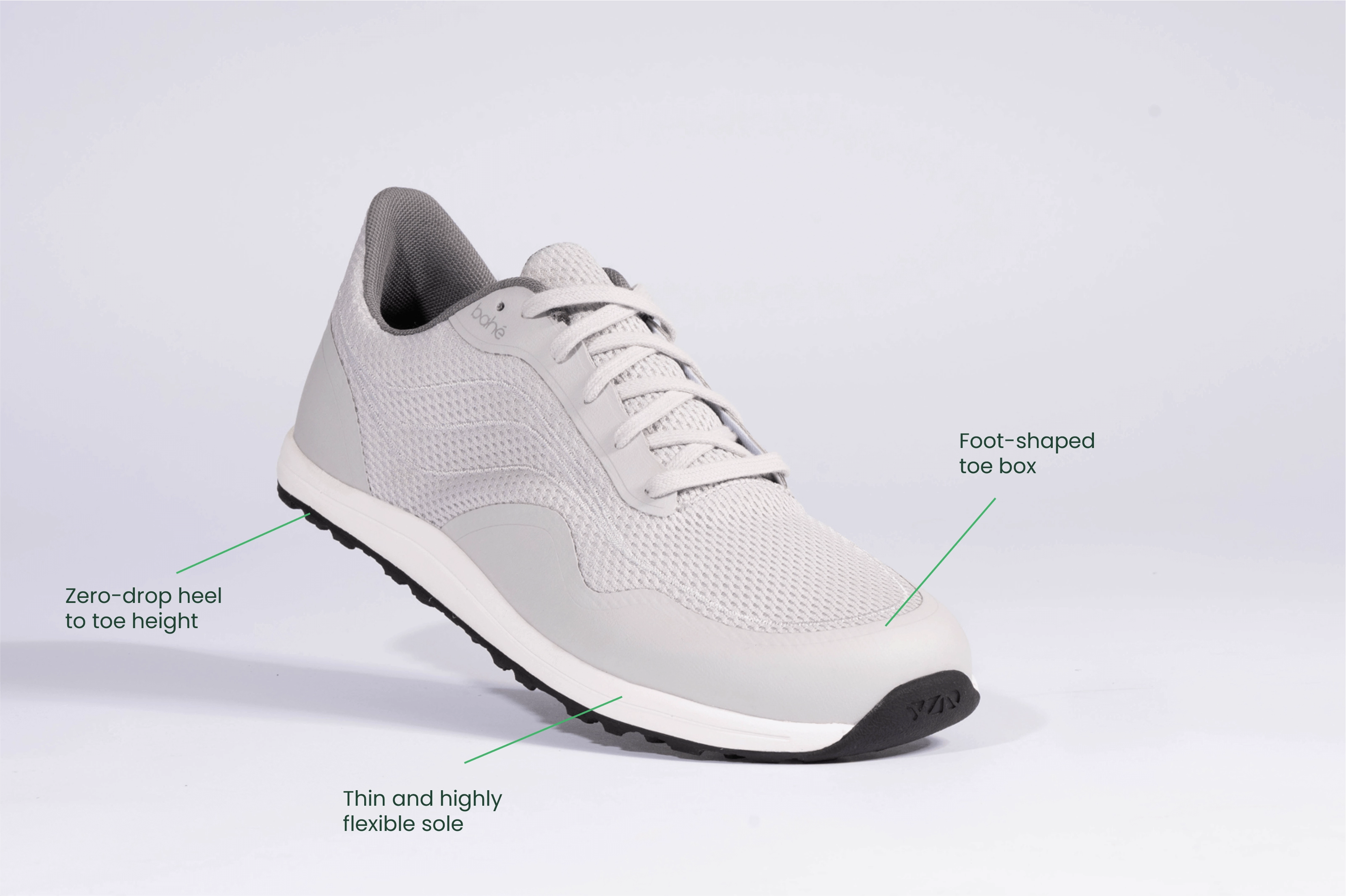 Men's Revive Grounding Barefoot Vegan Sneakers | Lunar Grey